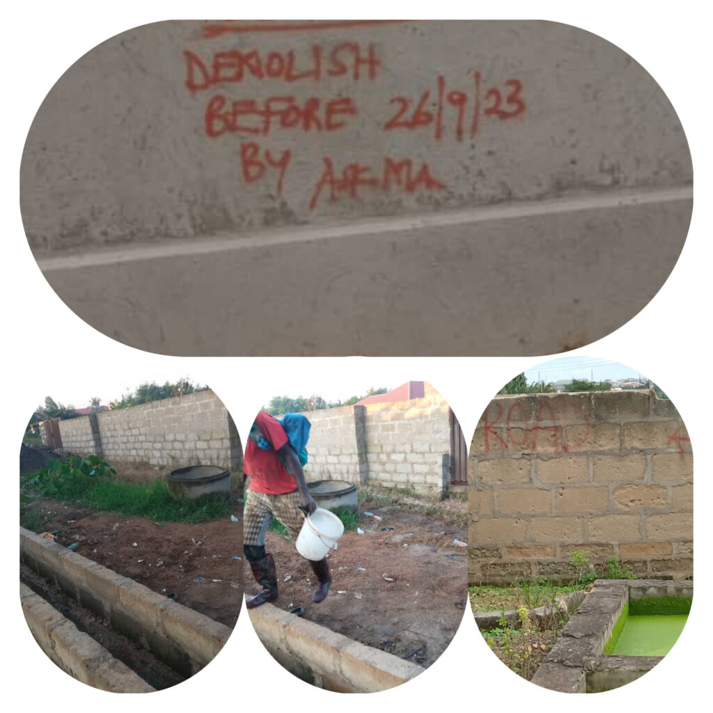 Ahinsan: Nkosuohene Battles With Unlawful Resident Barricading Streets With Sand