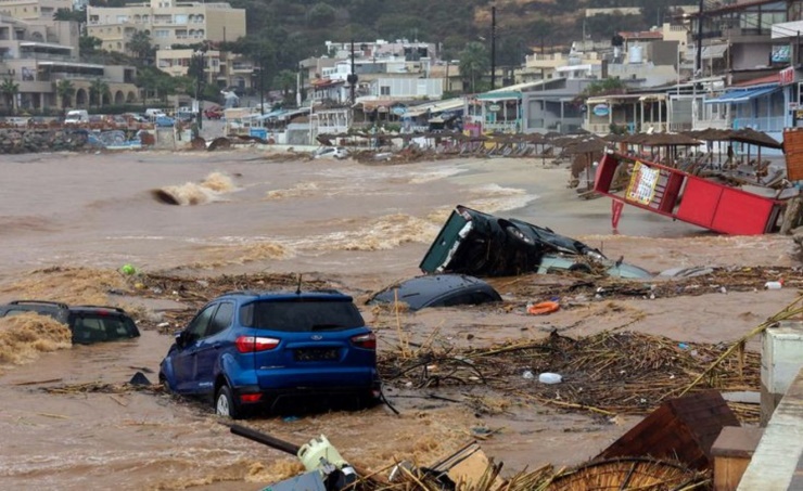Deadly Storm Batters Greece, Killing Two and Paralyzing Transport
