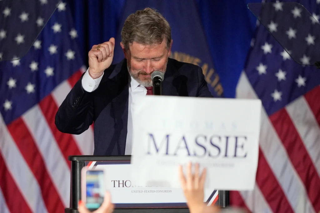Trump-Backed Challenger Defeats Republican Congressman Thomas Massie in Kentucky Primary