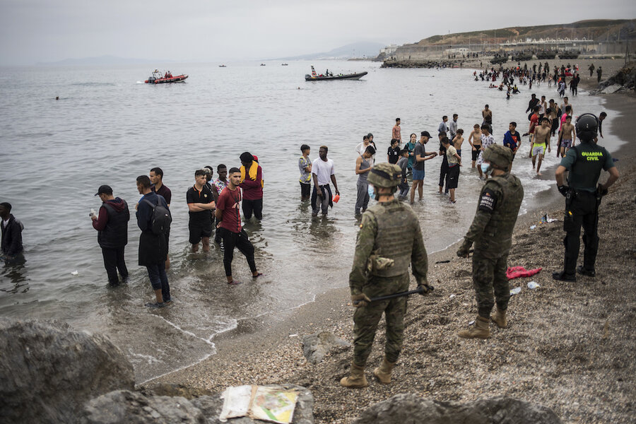 Spain, Morocco Reinforce Ceuta Border After Mass Migrant Arrivals