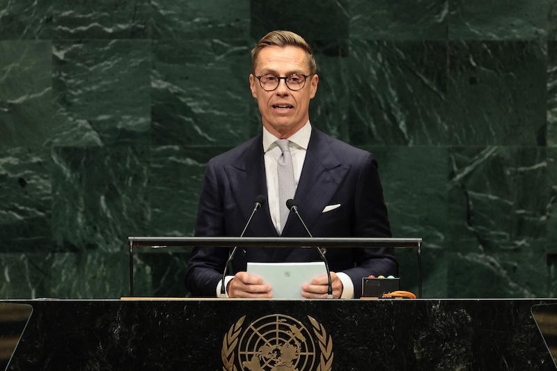 Finland’s Stubb Calls for Stronger International Law as Helsinki Seeks UN Security Council Seat